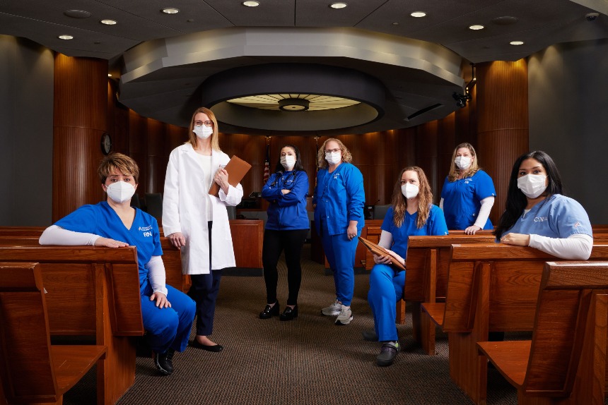 Volz Nurses at Court