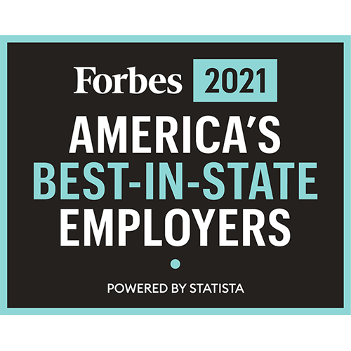 2021 Forbes Magazine Best-in-State Employers Award