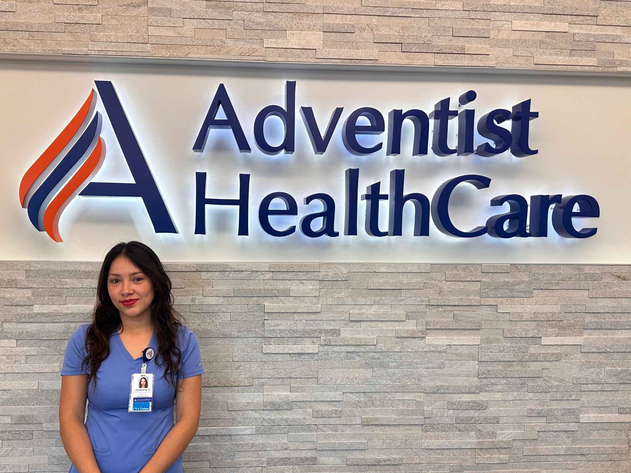 Adventist HealthCare Macklin CNA Academt trainee Johanna